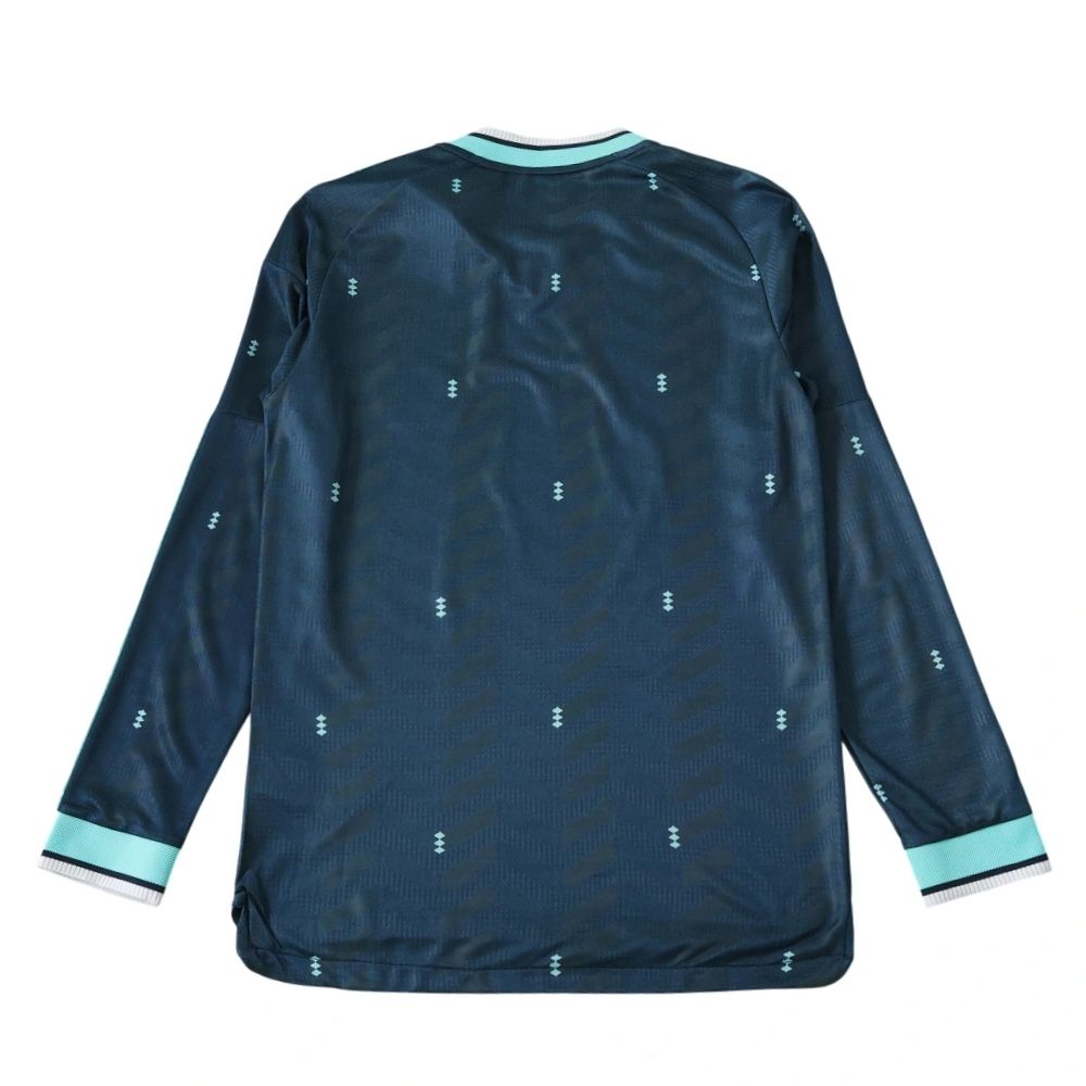 Camisa Futebol Manga Longa Alemanha II 2026 Torcedor Azul Masculina