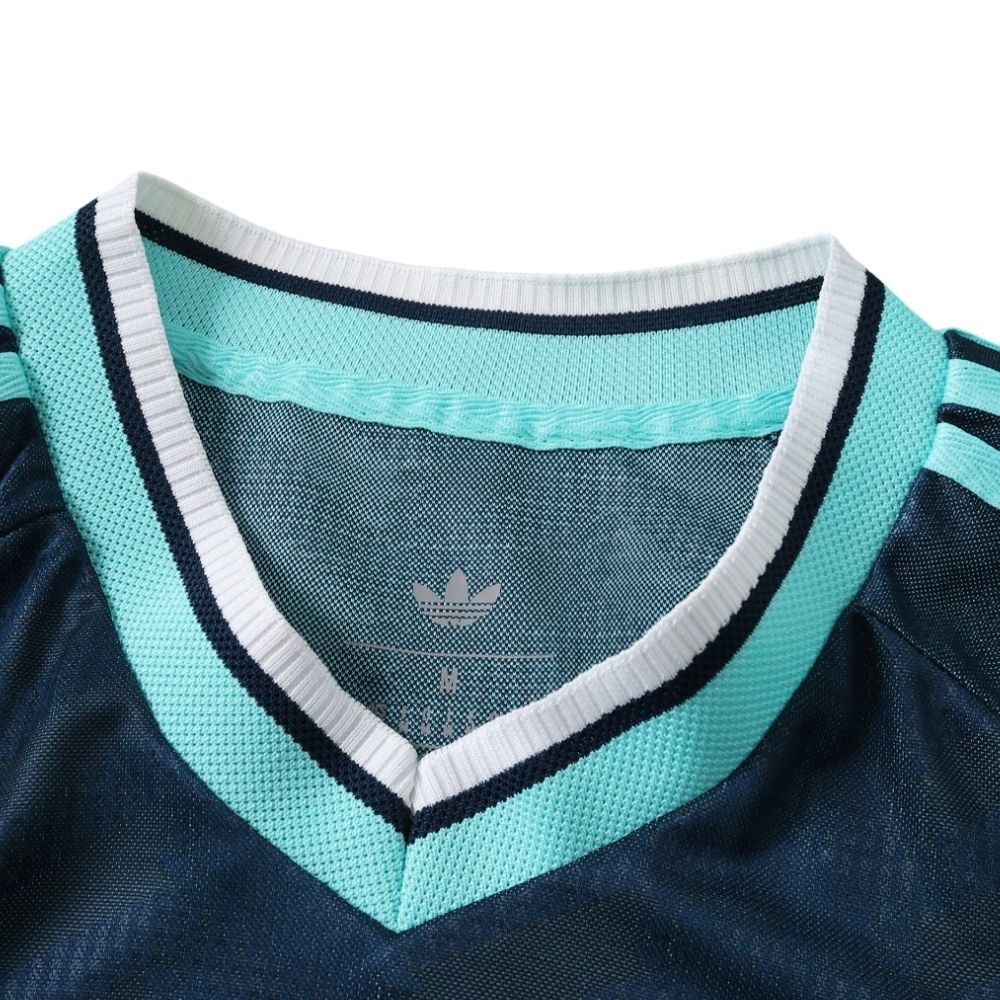 Camisa Futebol Manga Longa Alemanha II 2026 Torcedor Azul Masculina