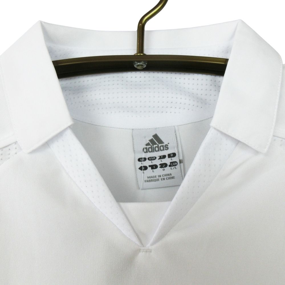 Camisa Futebol Manga Longa David Beckham 23 Real Madrid Retrô 2005/06 Home Torcedor Masculina Branca