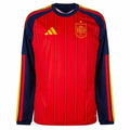 Camisa Futebol Manga Longa Espanha I 2026 Torcedor Listrada Masculina