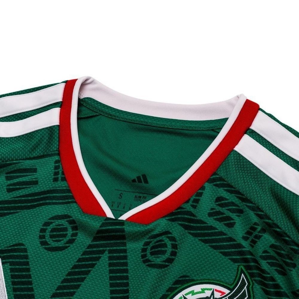 Camisa Futebol México Copa do Mundo 2026 I Torcedor Verde Masculina