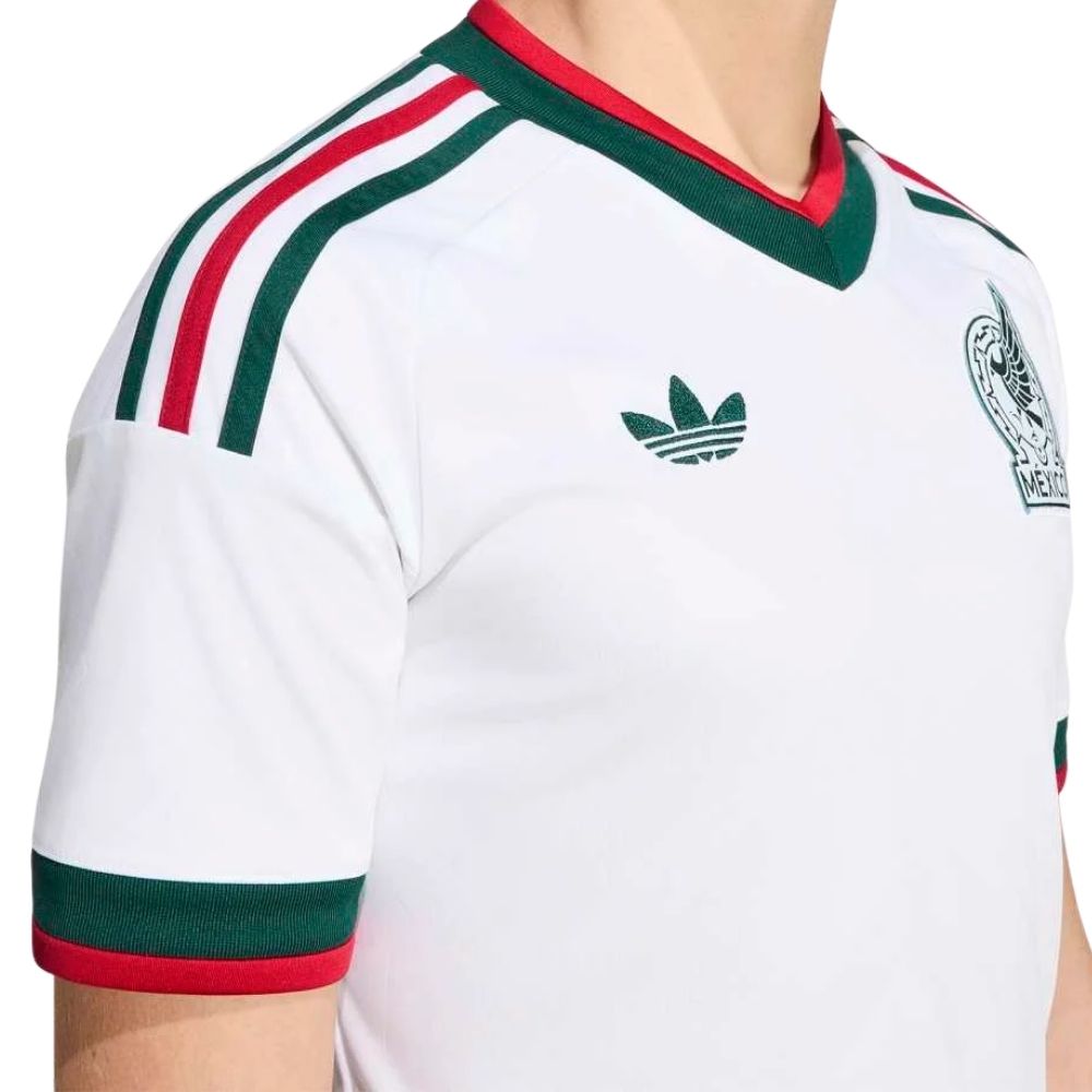 Camisa Futebol México Copa do Mundo 2026 II Torcedor Branca Masculina