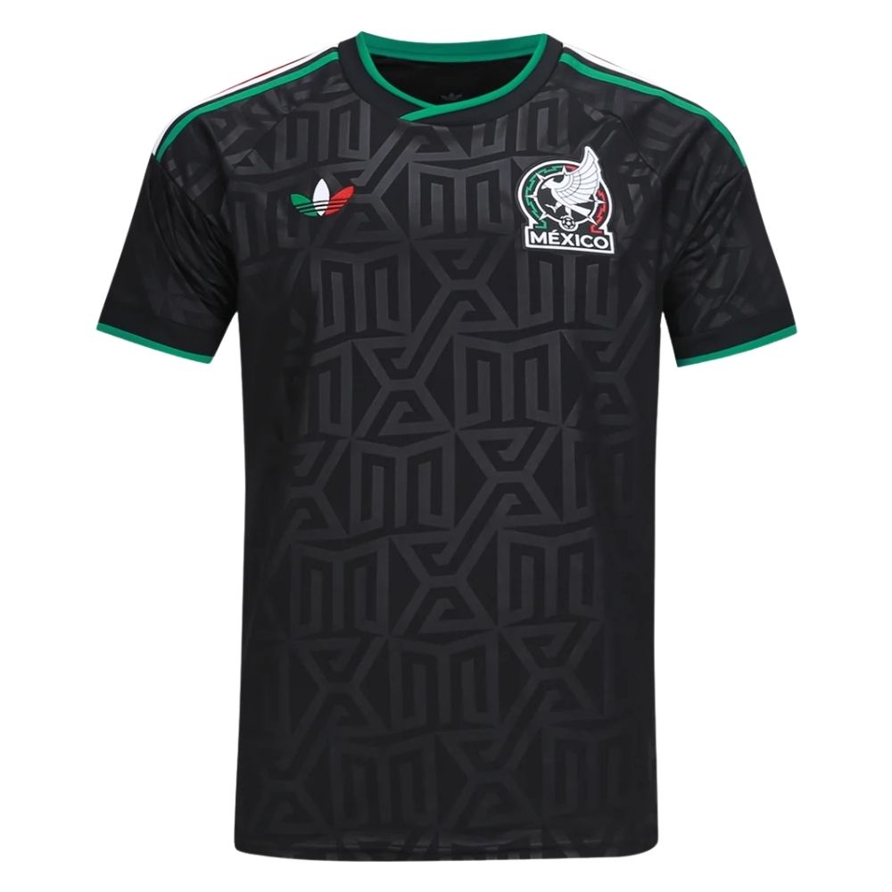 Camisa Futebol México Copa do Mundo 2026 III Torcedor Preta Masculina