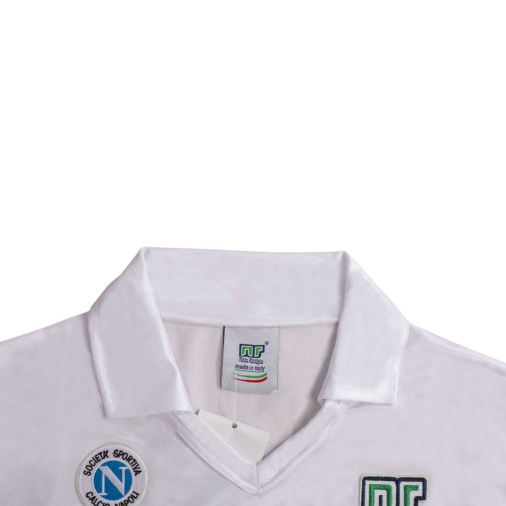 Camisa Futebol Napoli Retrô 1988/90 Away Torcedor Masculina Branca