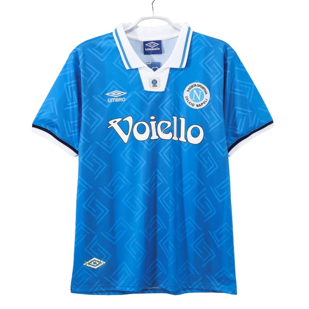 Camisa Futebol Napoli Retrô 1993/94 Home Torcedor Masculina Azul