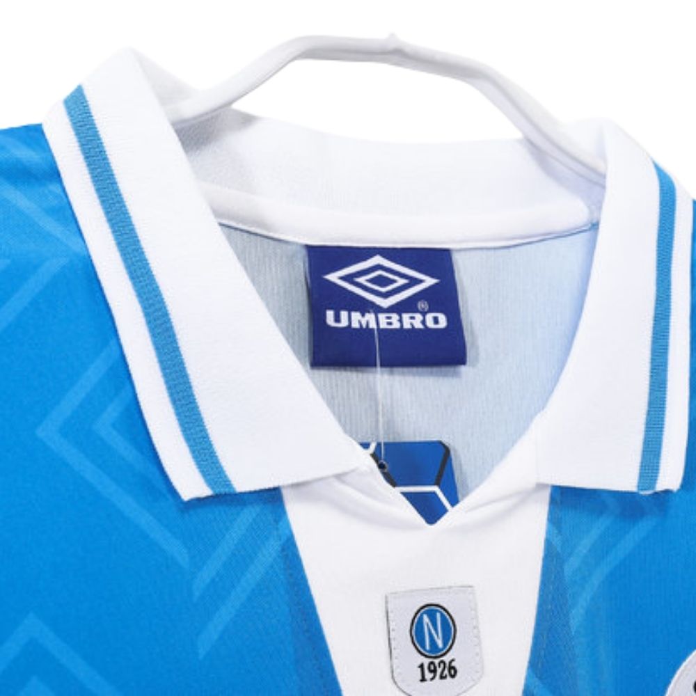 Camisa Futebol Napoli Retrô 1993/94 Home Torcedor Masculina Azul