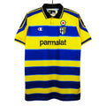 Camisa Futebol Parma 1999-00 Home Torcedor Masculina Azul