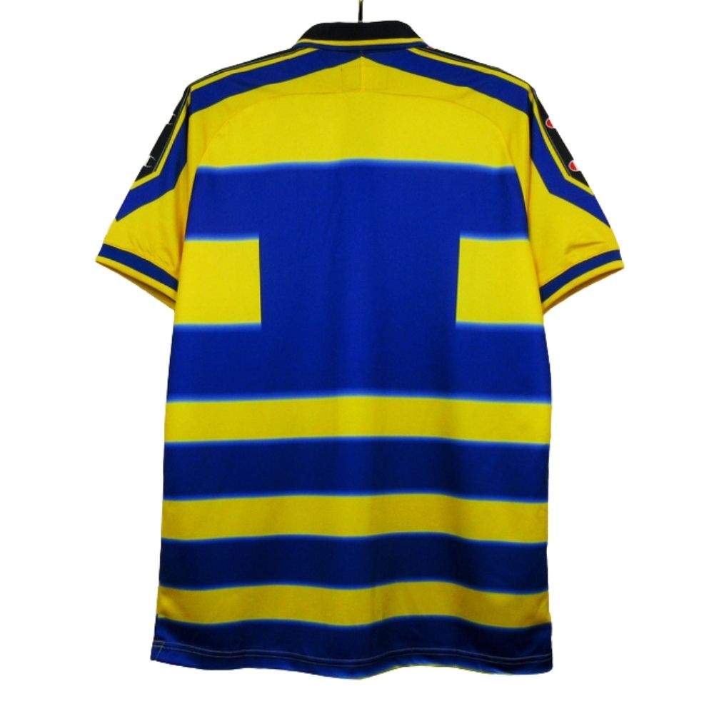 Camisa Futebol Parma 1999-00 Home Torcedor Masculina Azul