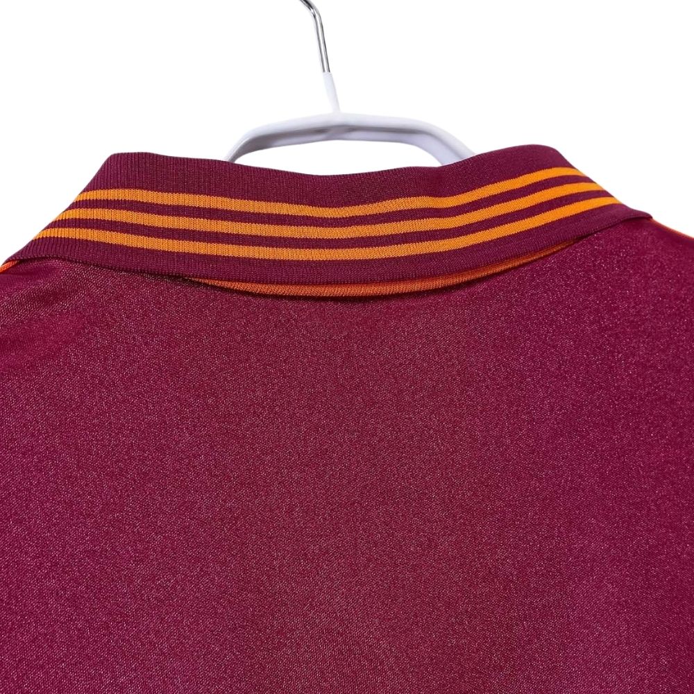 Camisa Futebol Roma 1992-94 Home Torcedor Masculina Bordô