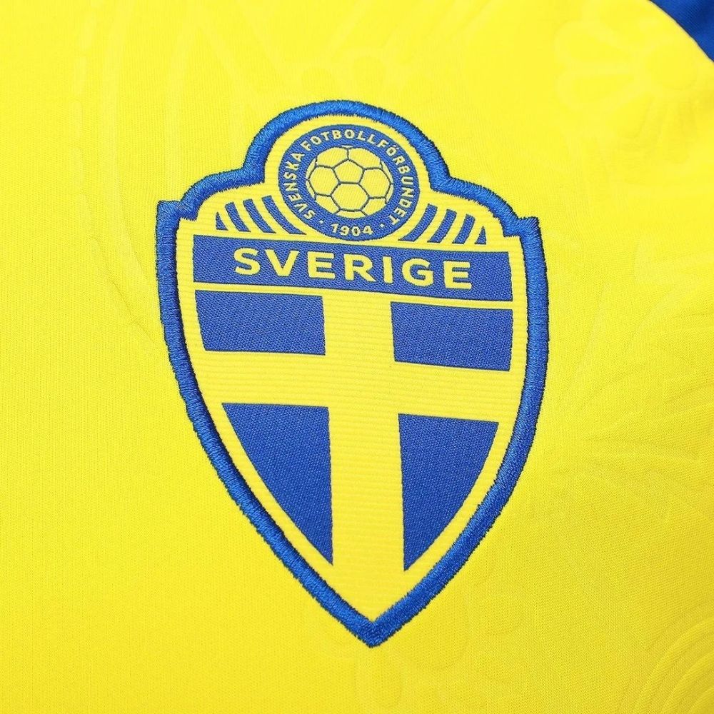 Camisa Futebol Suécia Copa do Mundo 2026 I Torcedor Amarela Masculina