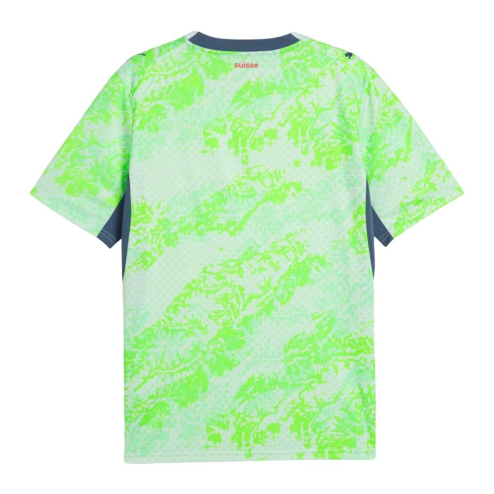 Camisa Futebol Suiça Copa do Mundo 2026 II Torcedor Verde Masculina