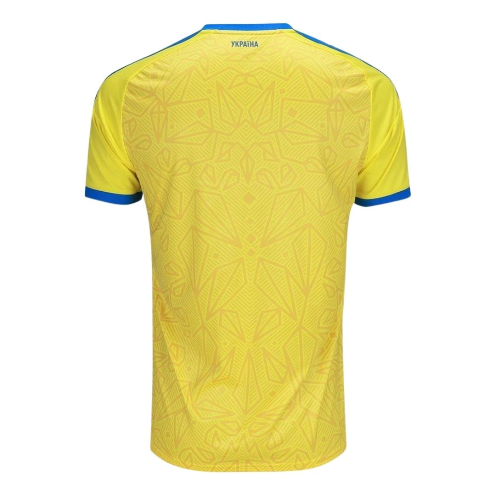 Camisa Futebol Ucrânia Copa do Mundo 2026 I Torcedor Amarela Masculina