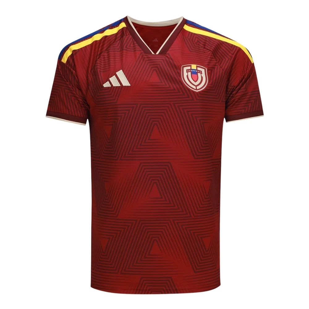 Camisa Futebol Venezuela Copa do Mundo 2026 I Torcedor Bordô Masculina