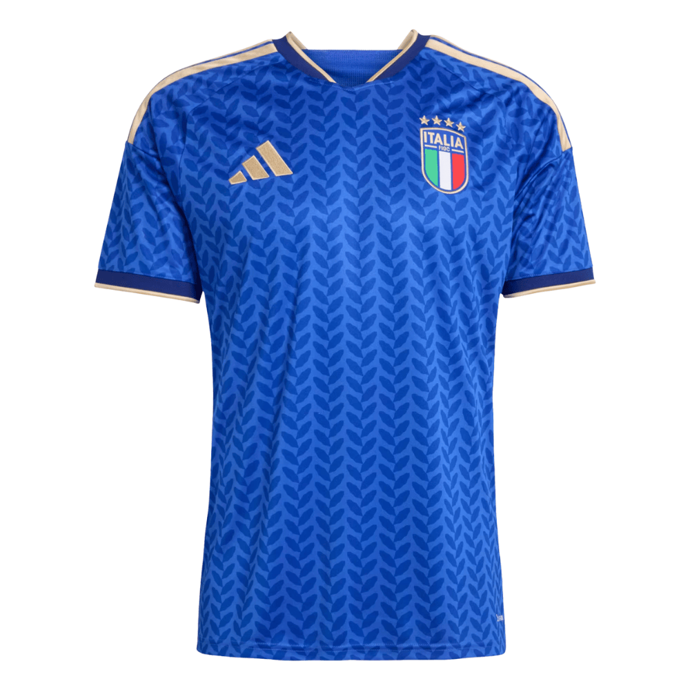 Camisa Itália I 2026 Torcedor Masculina Azul