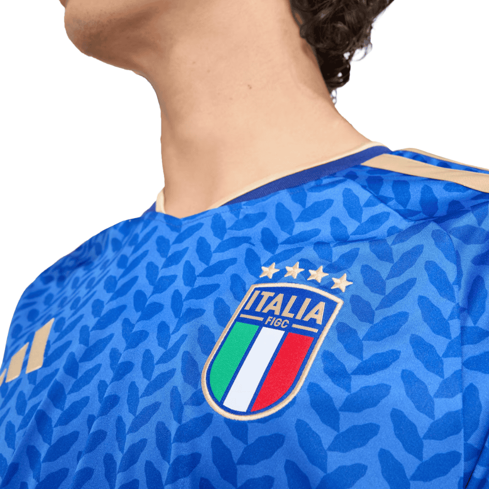 Camisa Itália I 2026 Torcedor Masculina Azul