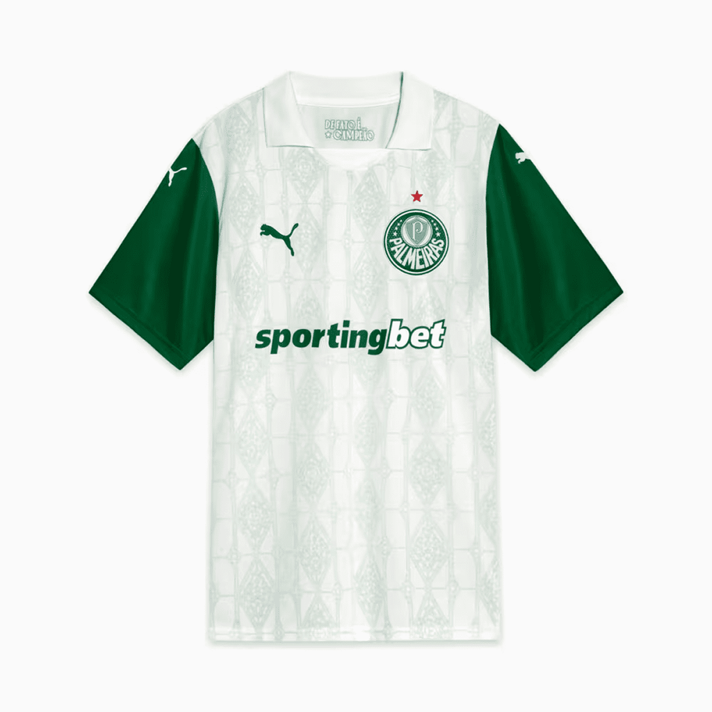Camisa Palmeiras 25/26 II Away Branca Torcedor Masculina