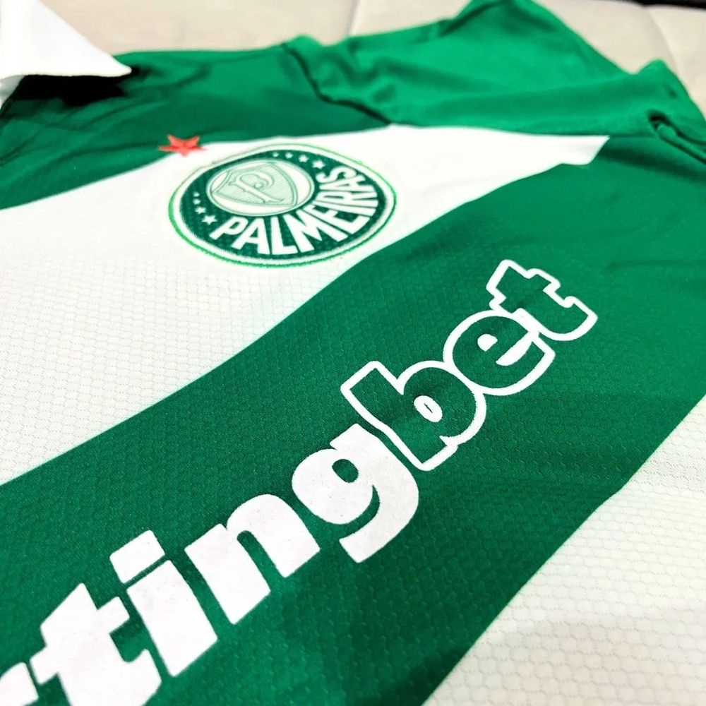 Camisa Palmeiras 25/26 Puma Torcedor Listrada Masculina
