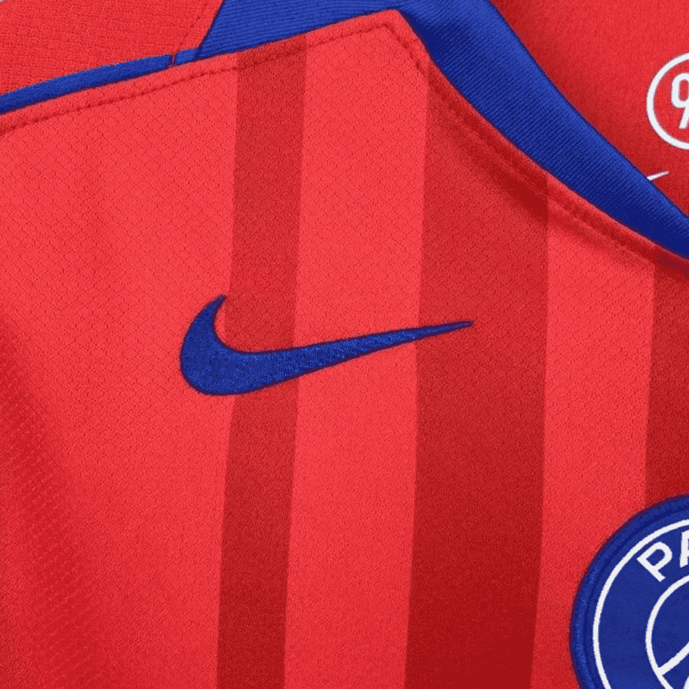 Camisa Paris Saint-Germain III 25/26 Torcedor Total 90 Nike Masculina Vermelha