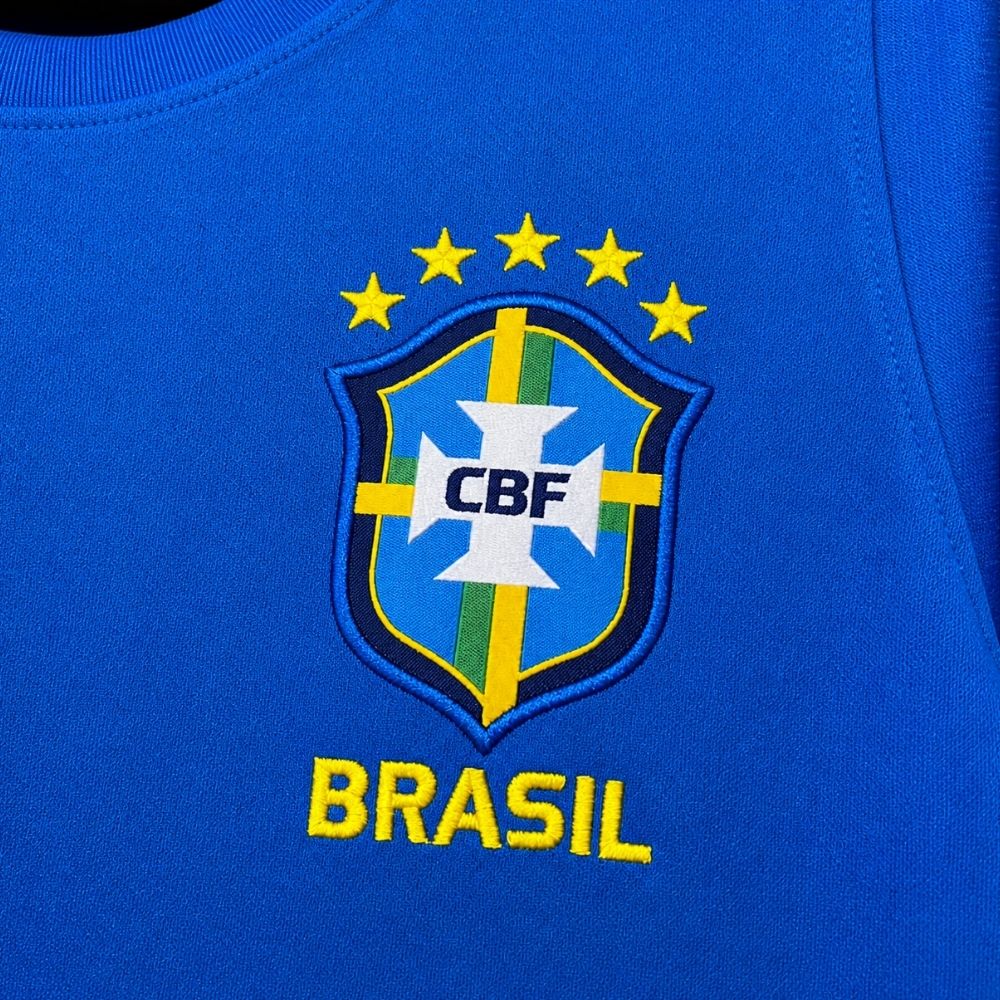 Camisa Seleção Brasileira Torcedor 2026 Treino Masculina Azul