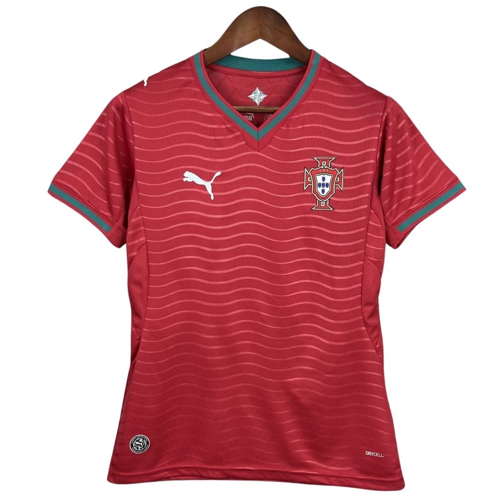 Camisa Seleção de Portugal Torcedor 26/27 Home Vermelha Feminina