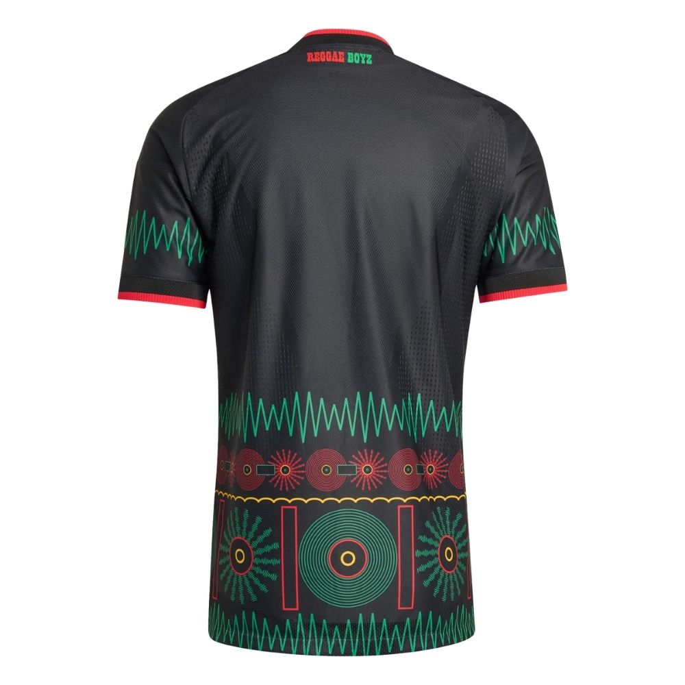 Camisa Seleção Jamaica Away Torcedor 2026 Adidas x Bob Marley Masculina Preta