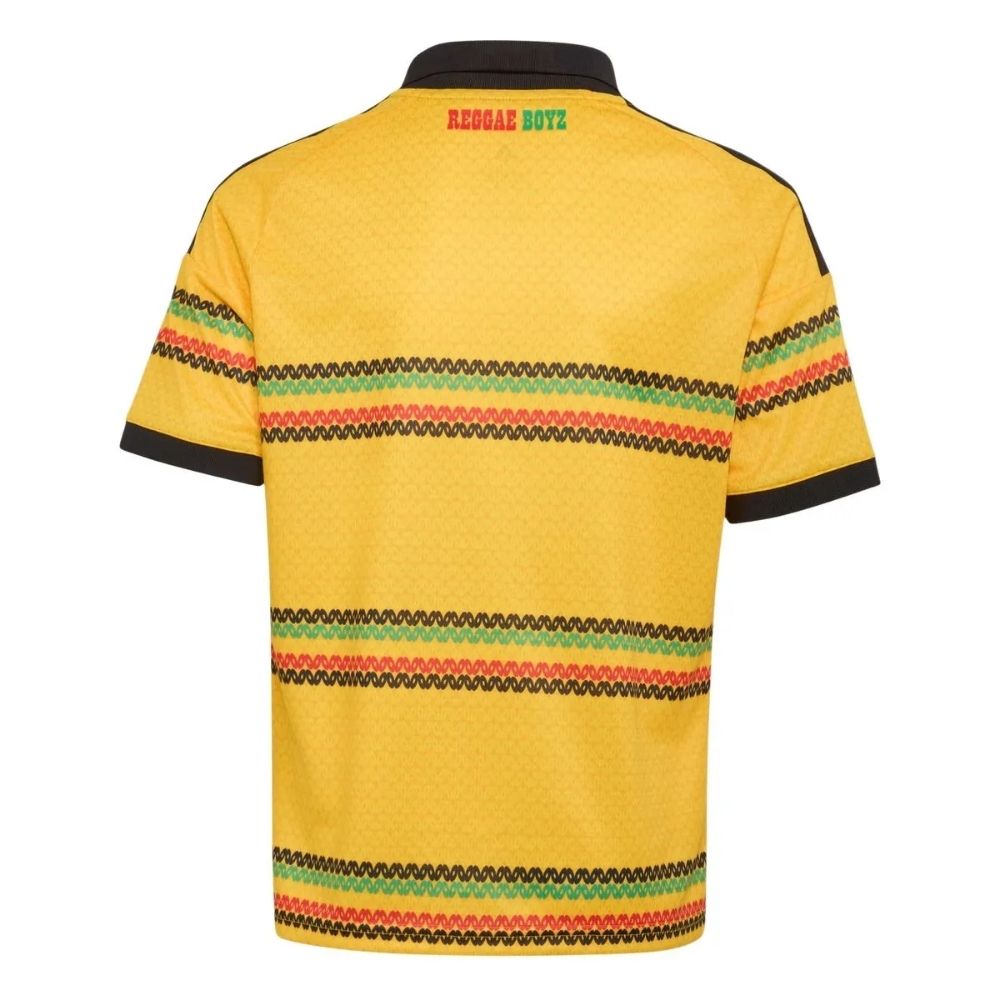 Camisa Seleção Jamaica Home Torcedor 2026 Adidas x Bob Marley Masculina Amarelo