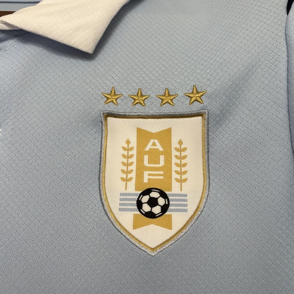 Camisa Seleção Uruguai Torcedor 26 Home Polo Masculina