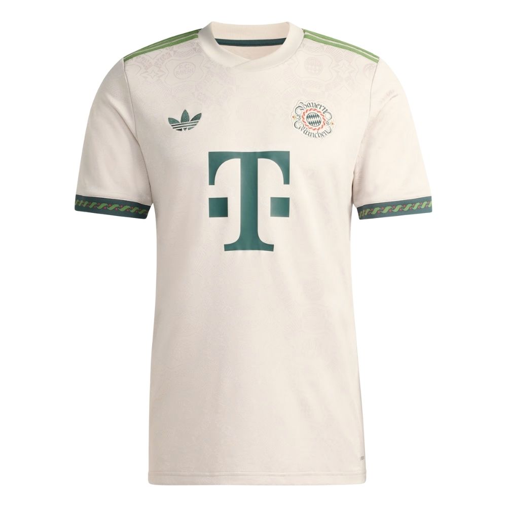 Camisa Wiesn FC Bayern de Munique 25/26 Torcedor Masculina Creme