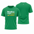 Camiseta All Sports Brasil na Copa do Mundo Eu No Copo Masculino Verde