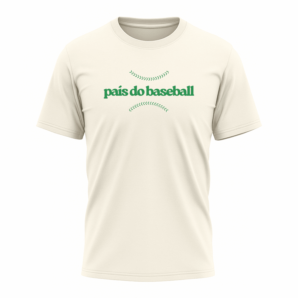 Camiseta All Sports Brasil Pais do Baseball Masculino Off White