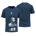 Camiseta All Sports Brasil Ronaldo Copa de 1998 Azul Marinho Masculina
