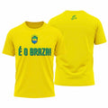 Camiseta All Sports Copa do Mundo 2026 É o Braza Amarela Masculina