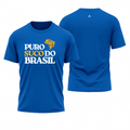 Camiseta All Sports Copa do Mundo Puro Suco do Brasil Azul Royal Masculino