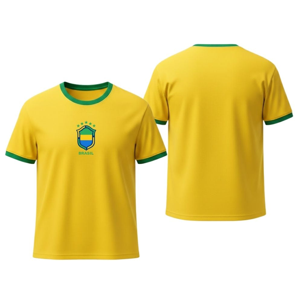 Camiseta All Sports Escudo Brasil Copa do Mundo 2026 Masculina