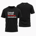Camiseta All Sports Final Libertadores 2025 Flamengo Carioca Samba Masculino Preto