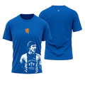 Camiseta All Sports Holanda Johan Cruyff Despedida 1978 Azul Royal Masculina