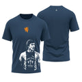 Camiseta All Sports Holanda Johan Cruyff Despedida 1978 Azul Marinho Masculina