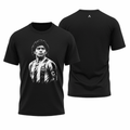 Camiseta All Sports Lendas do Futebol Maradona Argentina Masculina Preta