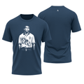 Camiseta All Sports Lendas do Futebol Ronaldo Fenômeno Brasil Masculina Azul Marinho