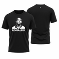 Camiseta All Sports Lendas do Futebol Ronaldo R9 Brasil Masculina Preta