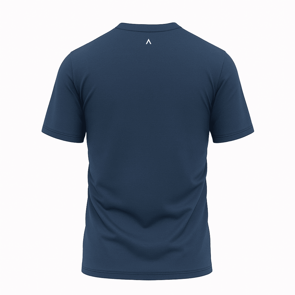 Camiseta All Sports Lendas do Futebol Ronaldo R9 Brasil Masculina Azul Marinho