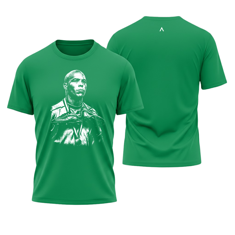 Camiseta All Sports Ronaldo Copa do Mundo 1998 Masculina Verde