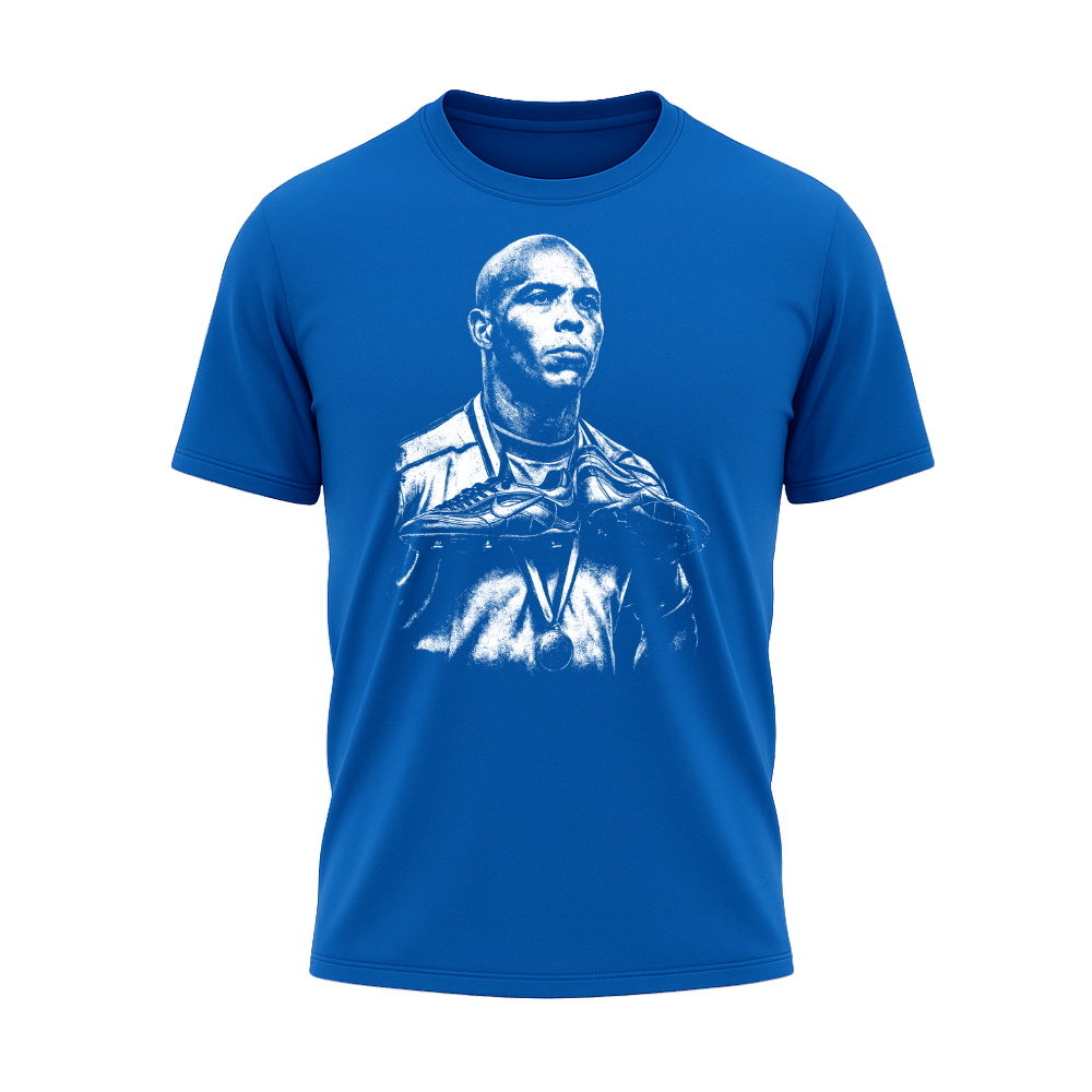 Camiseta All Sports Ronaldo Copa do Mundo 1998 Masculina Azul Royal