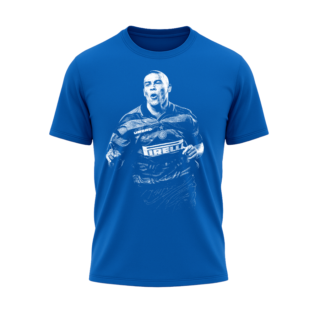 Camiseta All Sports Ronaldo Inter de Milao Masculina Azul Royal