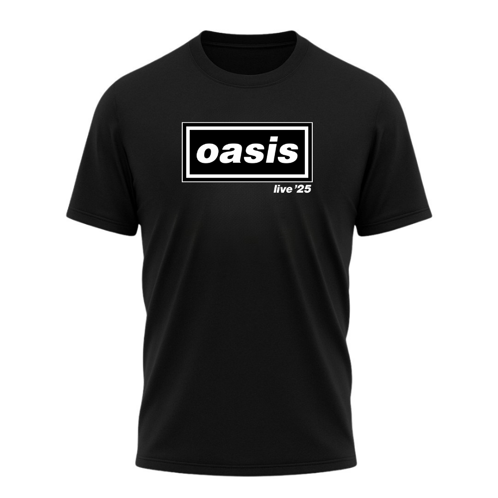 Camiseta All Sports Sounds Of The Game Oasis Live 25 Tour 2025 Preto