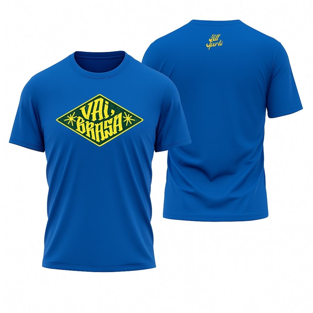 Camiseta All Sports Vai Brasil I Copa do Mundo 2026 Masculino