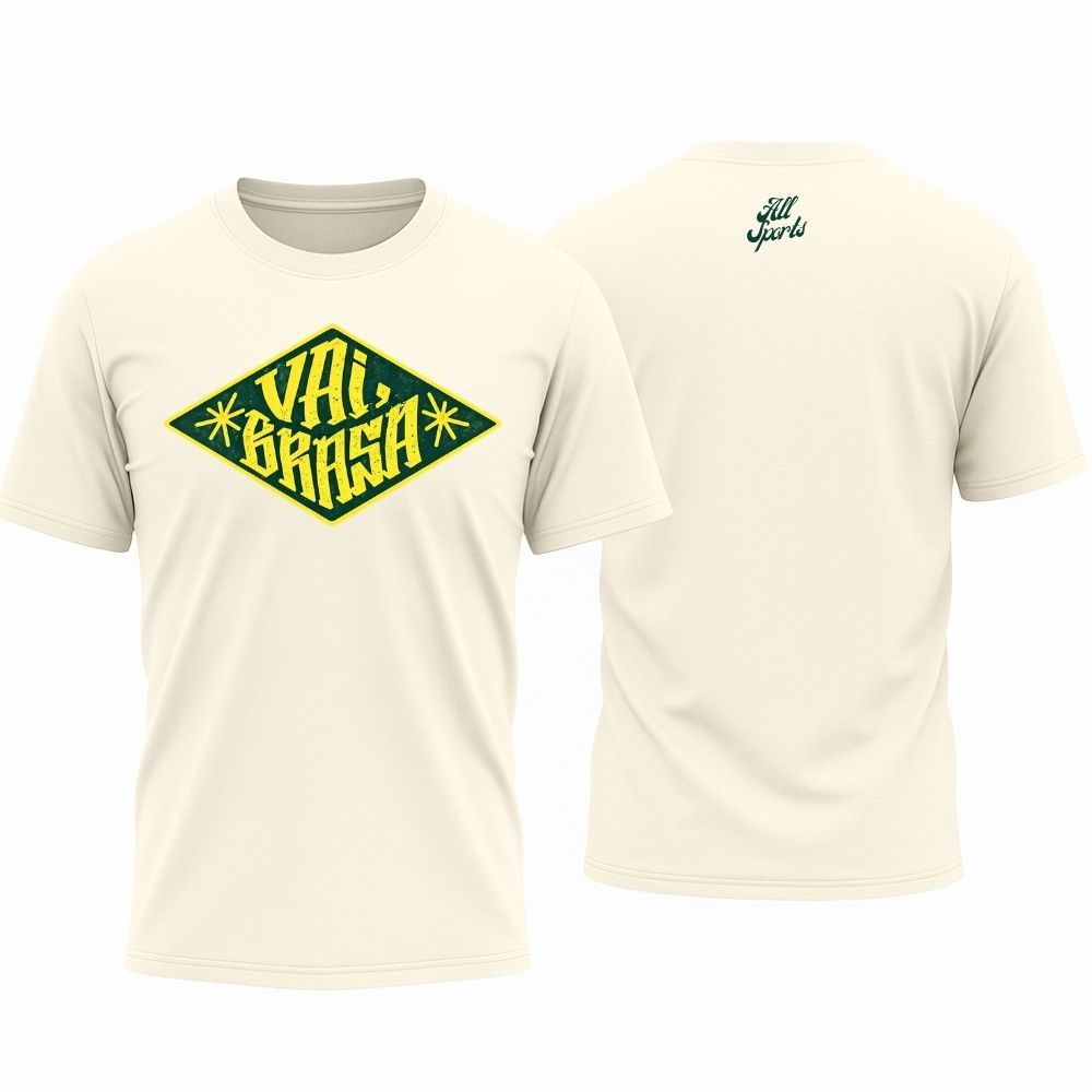 Camiseta All Sports Vai Brasil I Copa do Mundo 2026 Masculino
