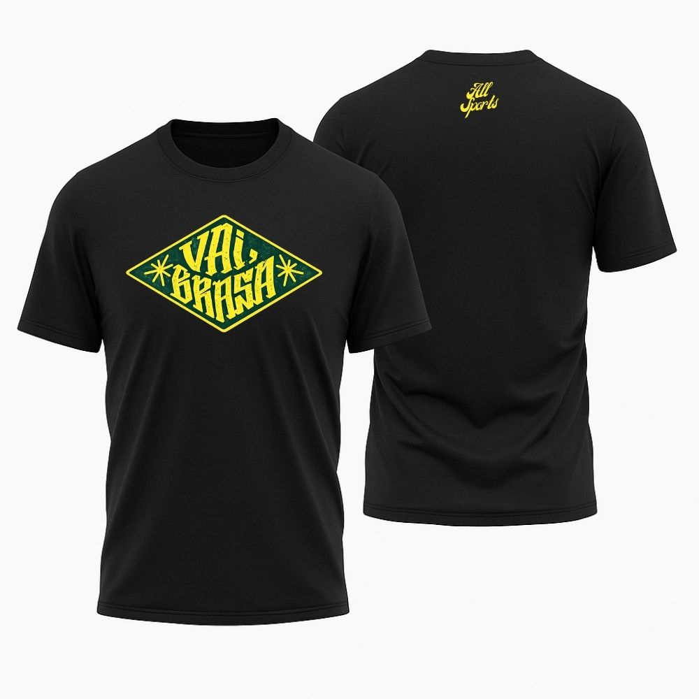 Camiseta All Sports Vai Brasil I Copa do Mundo 2026 Masculino