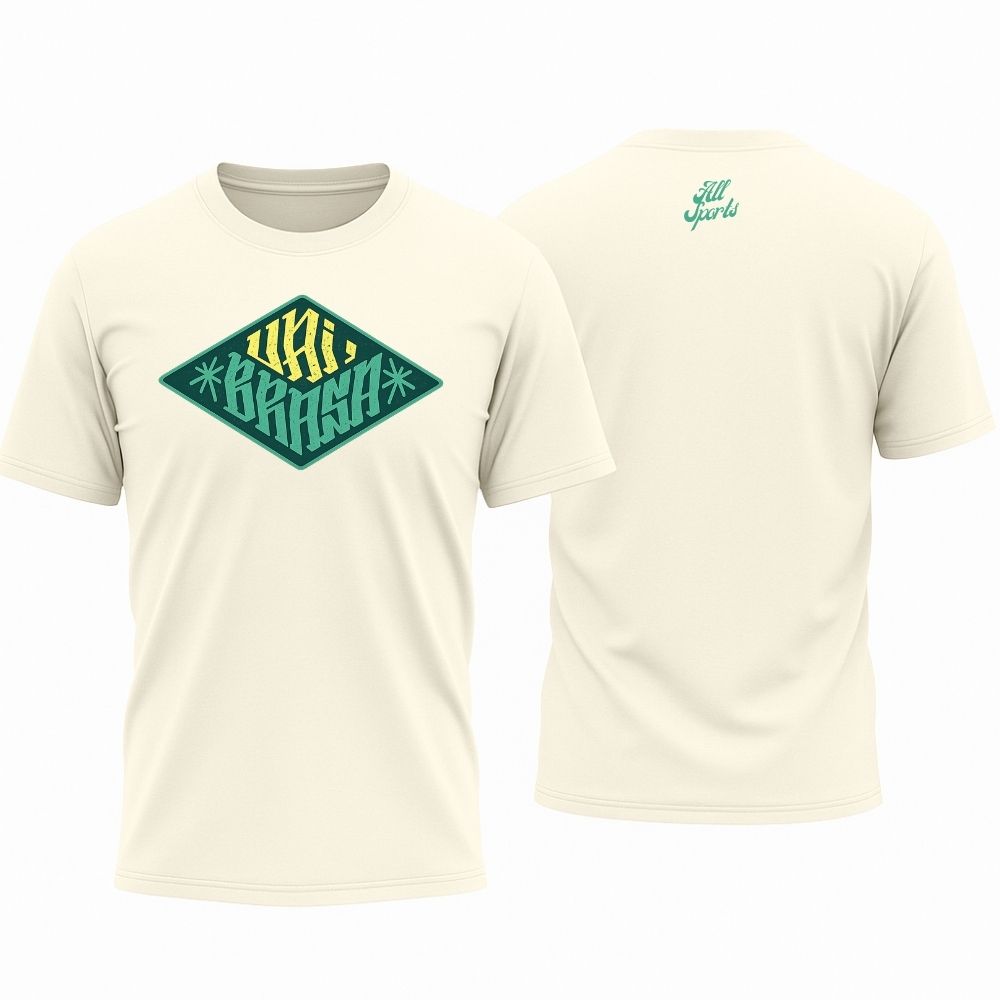 Camiseta All Sports Vai Brasil II Copa do Mundo 2026 Masculino