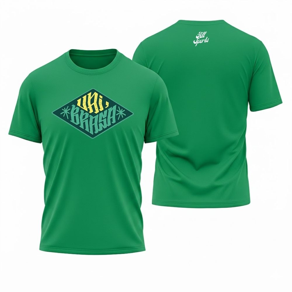 Camiseta All Sports Vai Brasil II Copa do Mundo 2026 Masculino